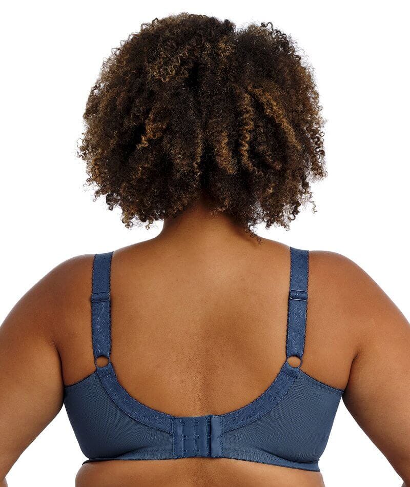 Goddess Kayla Underwired Banded Bra - Teal Blossom Bras 