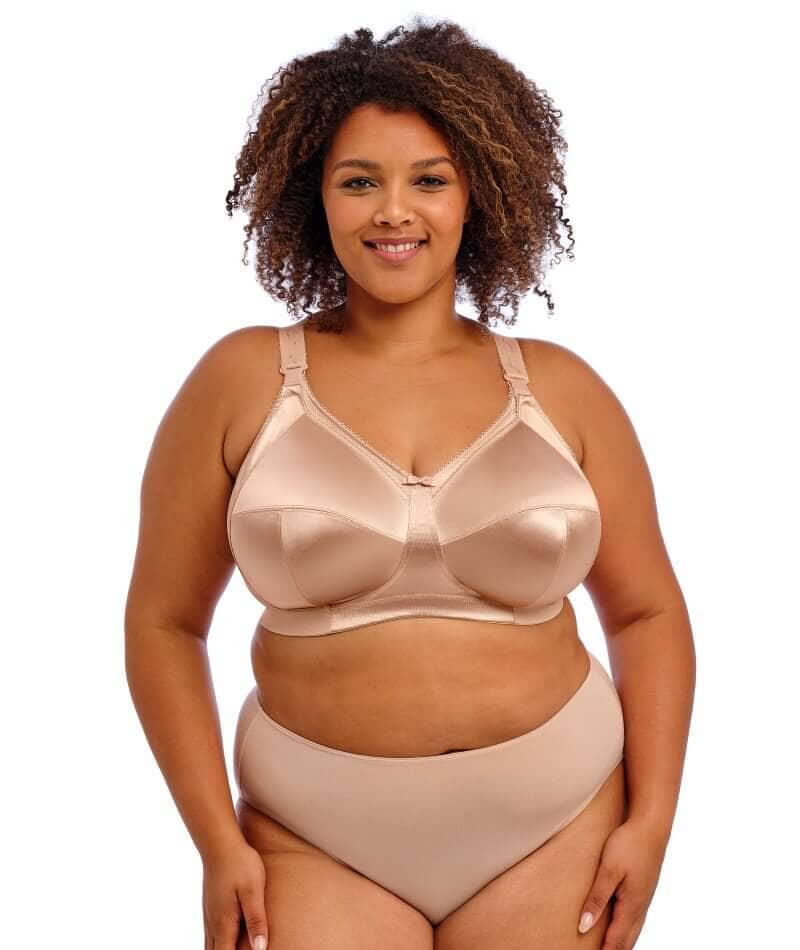 Goddess Keira Wire-Free Nursing Bra - Nude Bras 