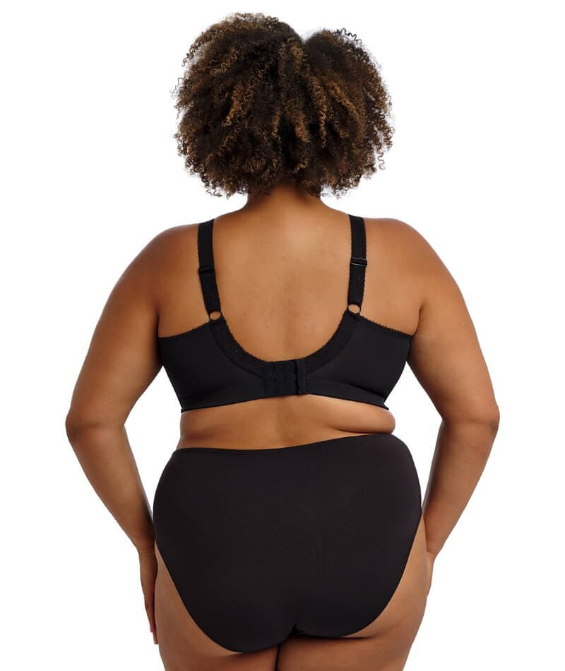 Goddess Keira Soft Cup Wire-Free Bra - Black Bras 