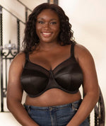 Goddess Keira Underwired Banded Bra - Black Bras 