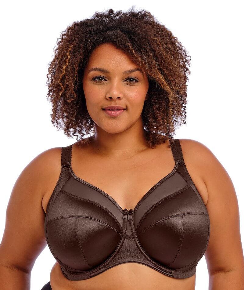 thumbnail image 2 of Goddess Keira Support Underwire Bra (6090) - Chocolate - Breakout Bras 2 of 14