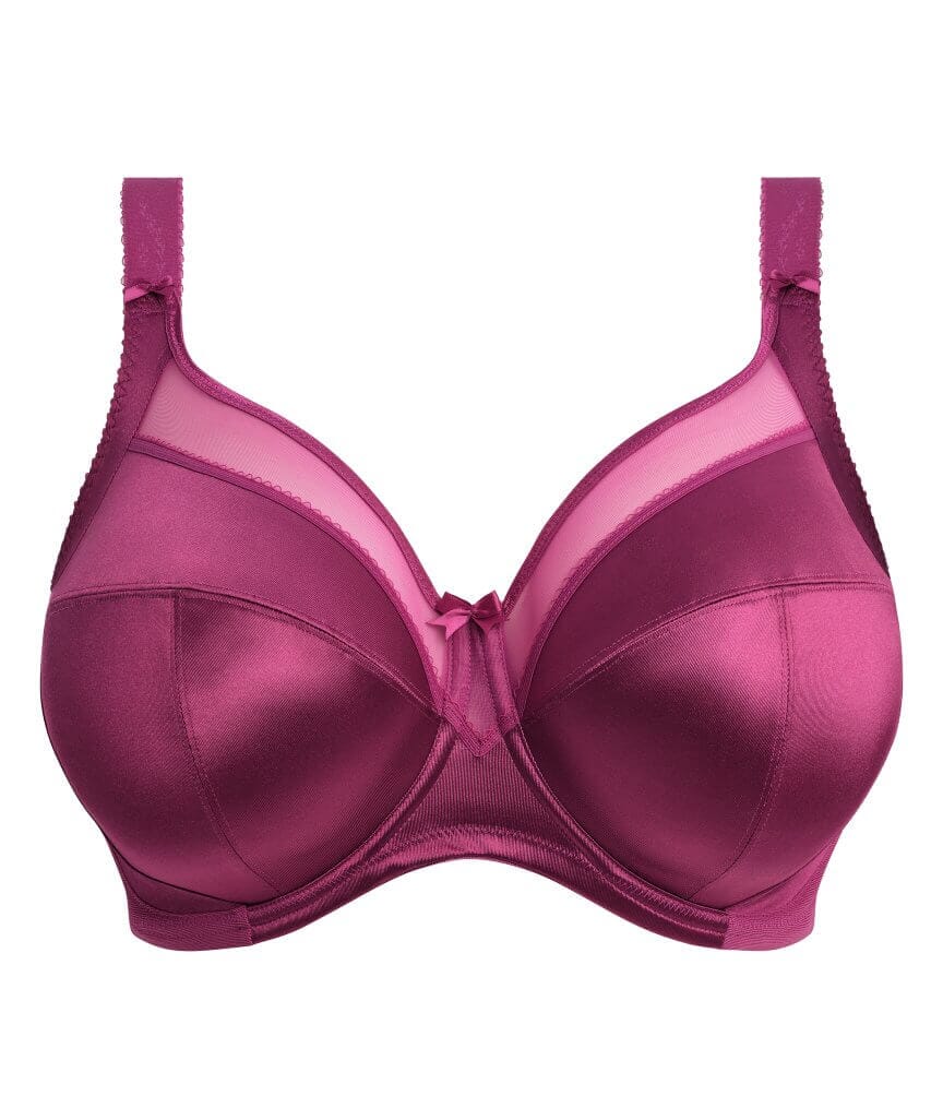 Goddess Keira Underwired Banded Bra - Mulberry Bras