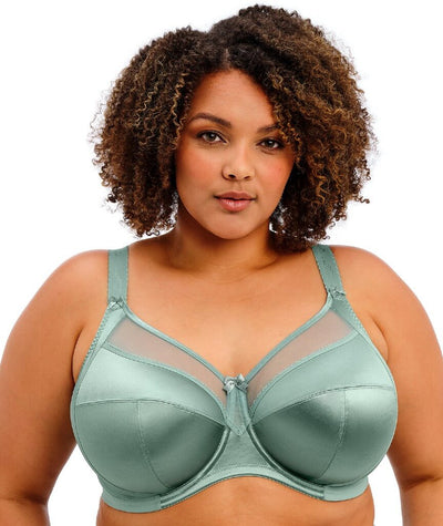 Goddess Keira Underwired Banded Bra - Seafoam