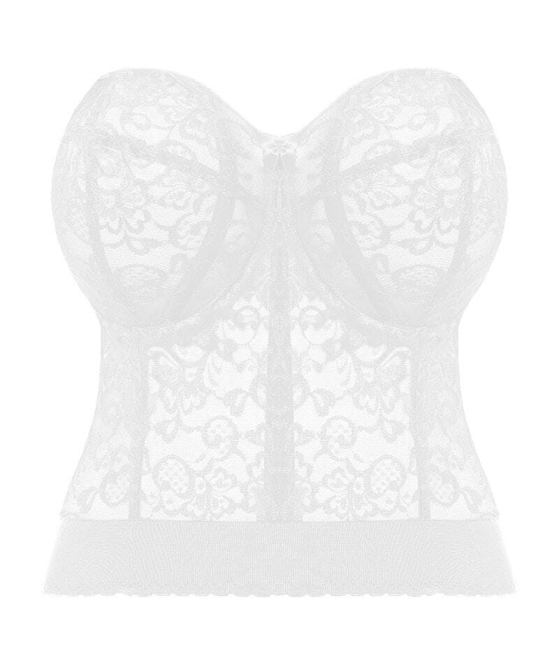 Goddess Lace Bridal Bustier - White Bras 