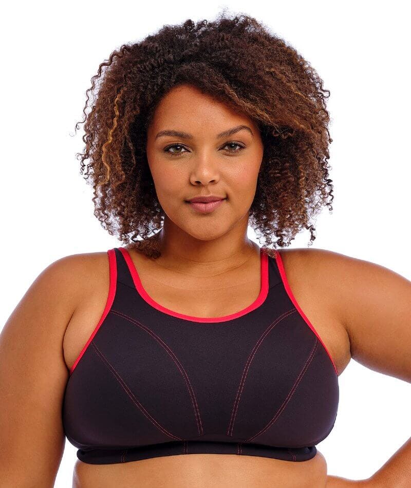 Goddess Sport Soft Cup Wire-free Sports Bra - Black Bras