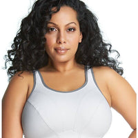 Goddess Sport Soft Cup Sports Bra - White