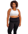 Goddess Sport Soft Cup Sports Bra - White Bras
