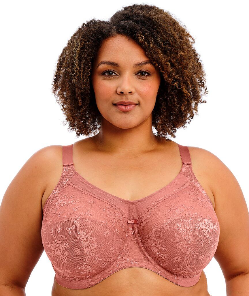 Goddess Verity Underwired Full Cup Bra - Rosewood
