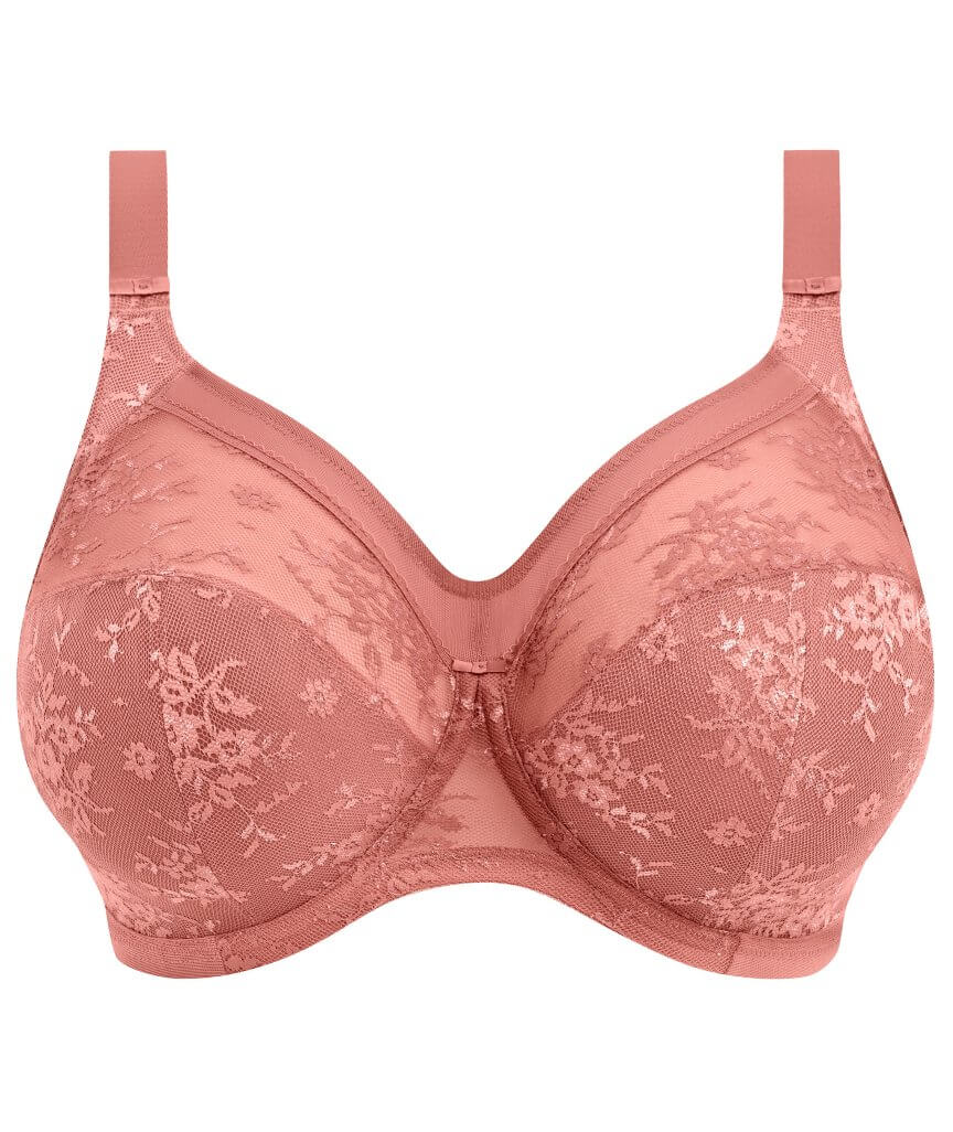Goddess Verity Underwired Full Cup Bra - Rosewood