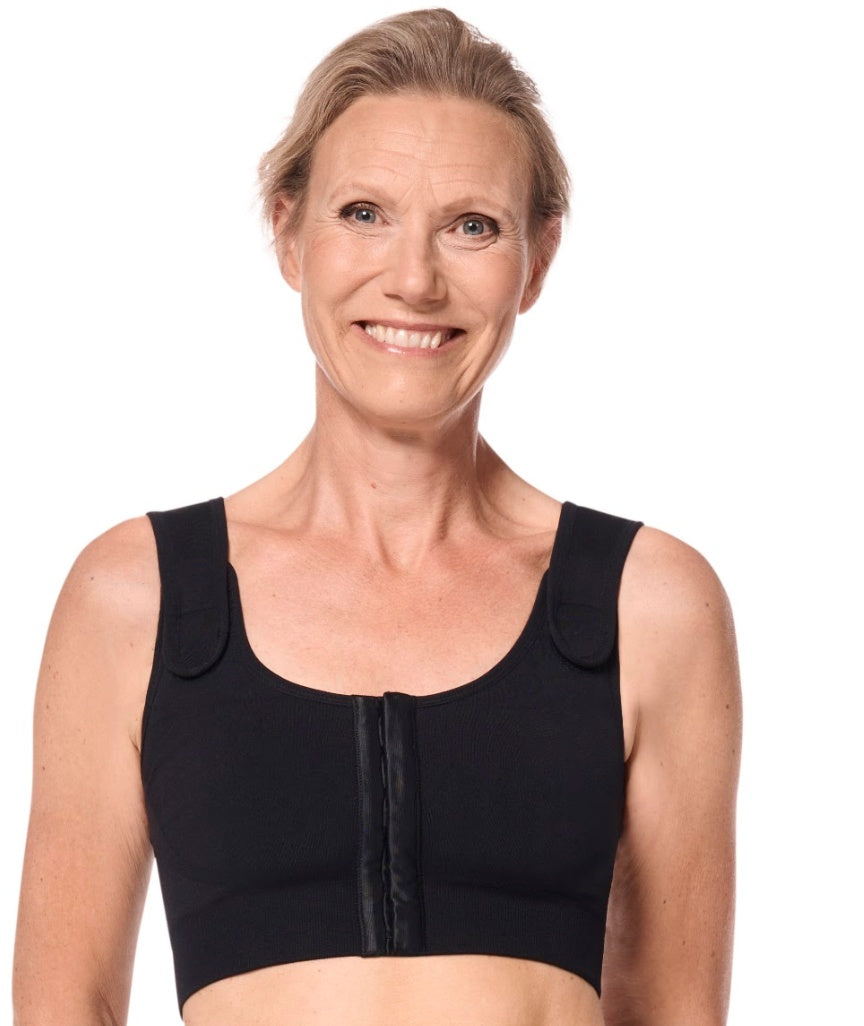 Amoena Sina Post Surgery Bra - Black