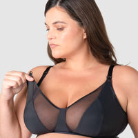 Hotmilk Flawless Full Cup Wire-Free Nursing Bra - Black