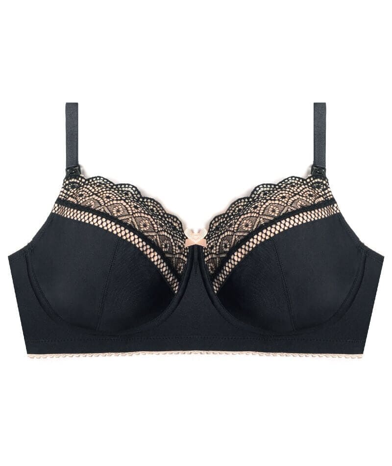 Hotmilk Show Off Nursing & Maternity Wire-free Bra - Black Bras 