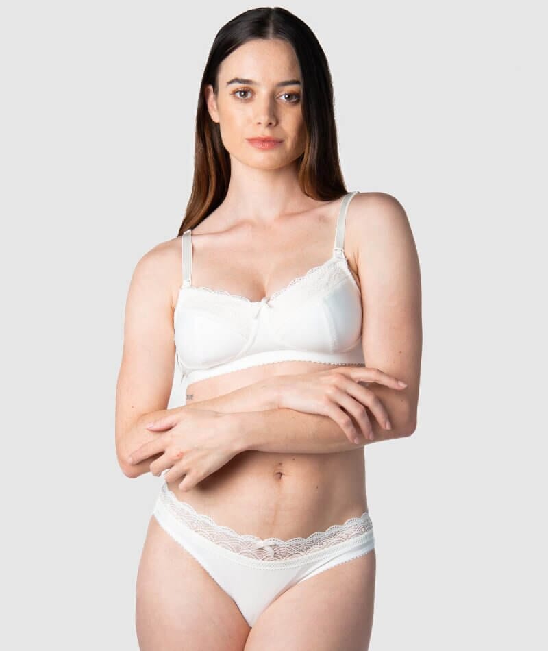 Hotmilk Show Off Wire-free Nursing & Maternity Bra - Ivory