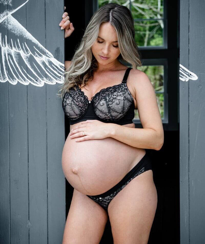 Hotmilk Temptation Maternity & Nursing Bra - Black - Curvy Bras