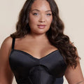 Curvy Kate Unapologetic Longline Balcony Bra - Black