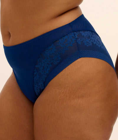 Elomi Nerina High Leg Brief - Black