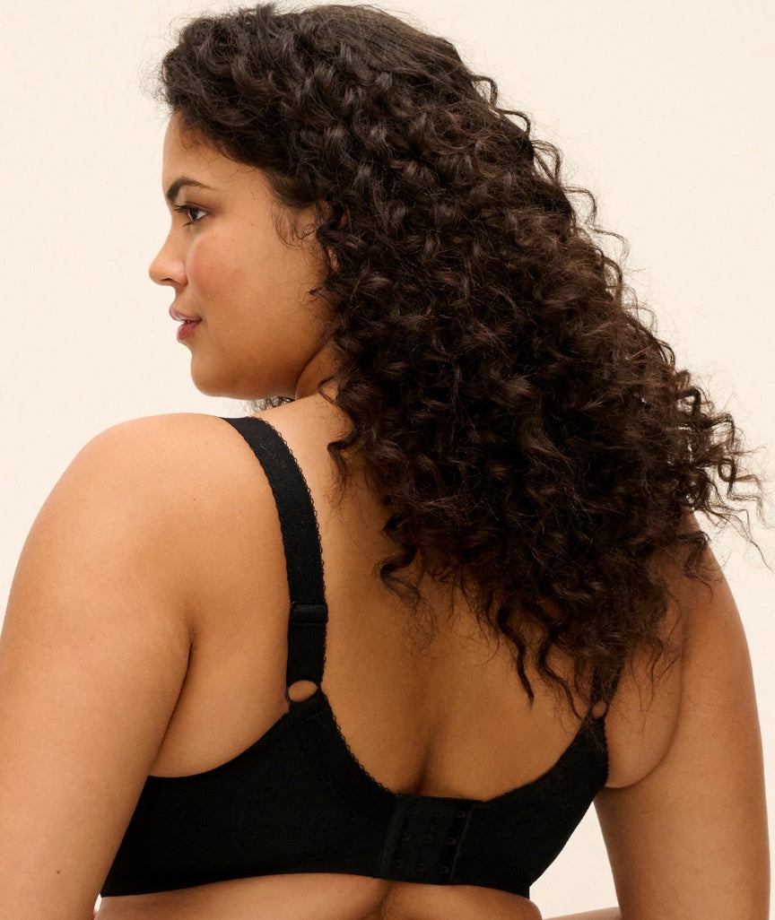 Elomi Lucie Underwire Stretch Plunge Bra - Jet