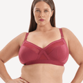 Nala Maternity Support Wirefree Bralette Bra - Burnt Fig