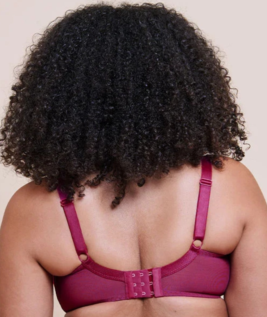 Curvy Kate Boost Sweetheart Padded Balcony Bra - Magenta Pink