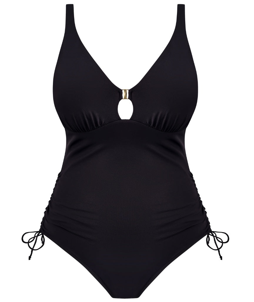 Fantasie Merissa Non Wired Plunge Swimsuit - Black