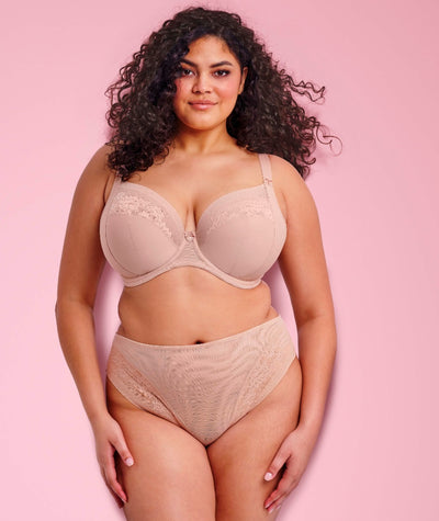 Elomi Nerina Underwire Stretch Plunge Bra - Sahara