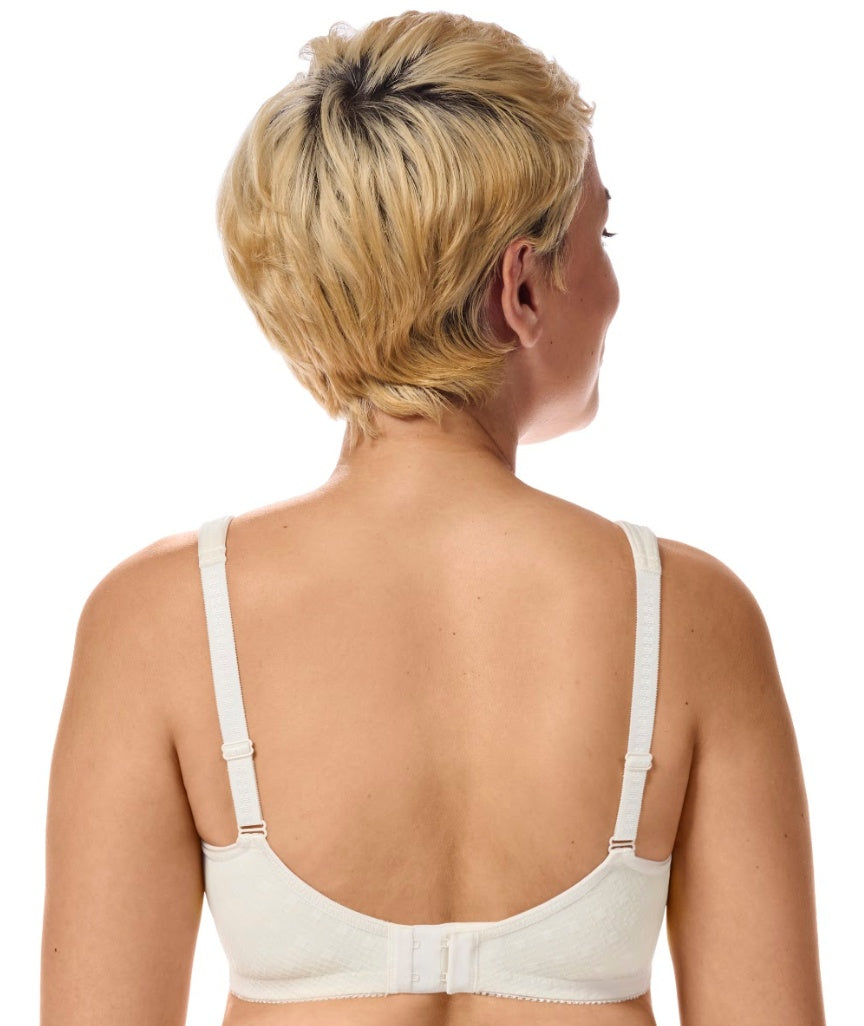 Amoena Tiana Wire-Free Bra - Off White