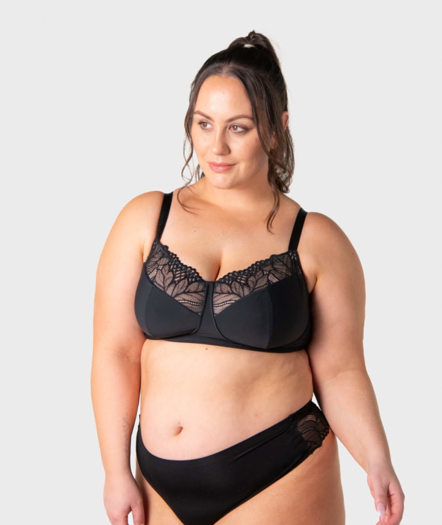 Evolve Luxe Wire-Free Full Cup Bra - Black