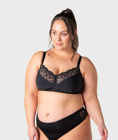 Evolve Luxe Wire-Free Full Cup Bra - Black