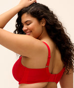 Elomi Brianna Underwire Plunge Bra - Haute Red
