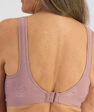 Playtex Comfort Revolution Contour Wire-free 2 Pack Bra - Smokey Mauve/Granite Blue