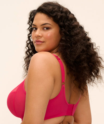 Elomi Matilda Underwired Plunge Bra -  Hot Pink