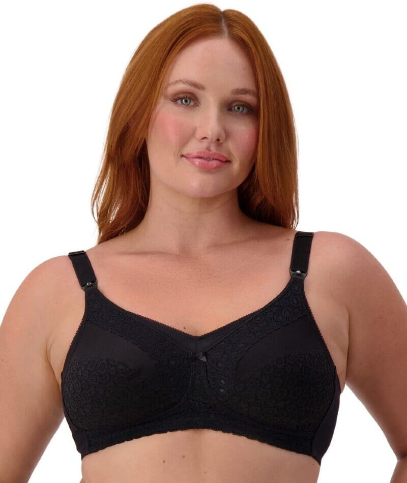 Triumph Lace Wire-free Maternity Bra - Black Bras