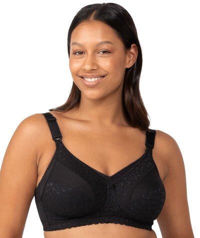 Triumph Lace Wire-free Maternity Bra - Black Bras