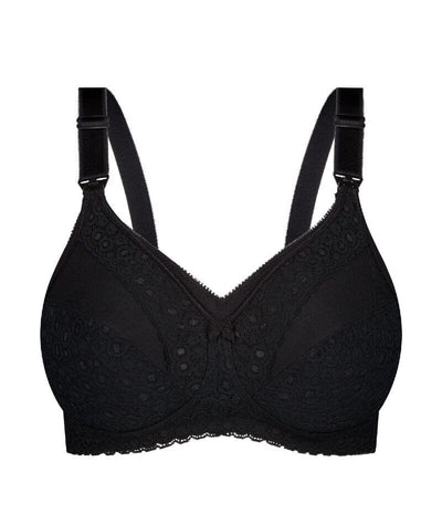 Triumph Lace Wire-free Maternity Bra - Black Bras