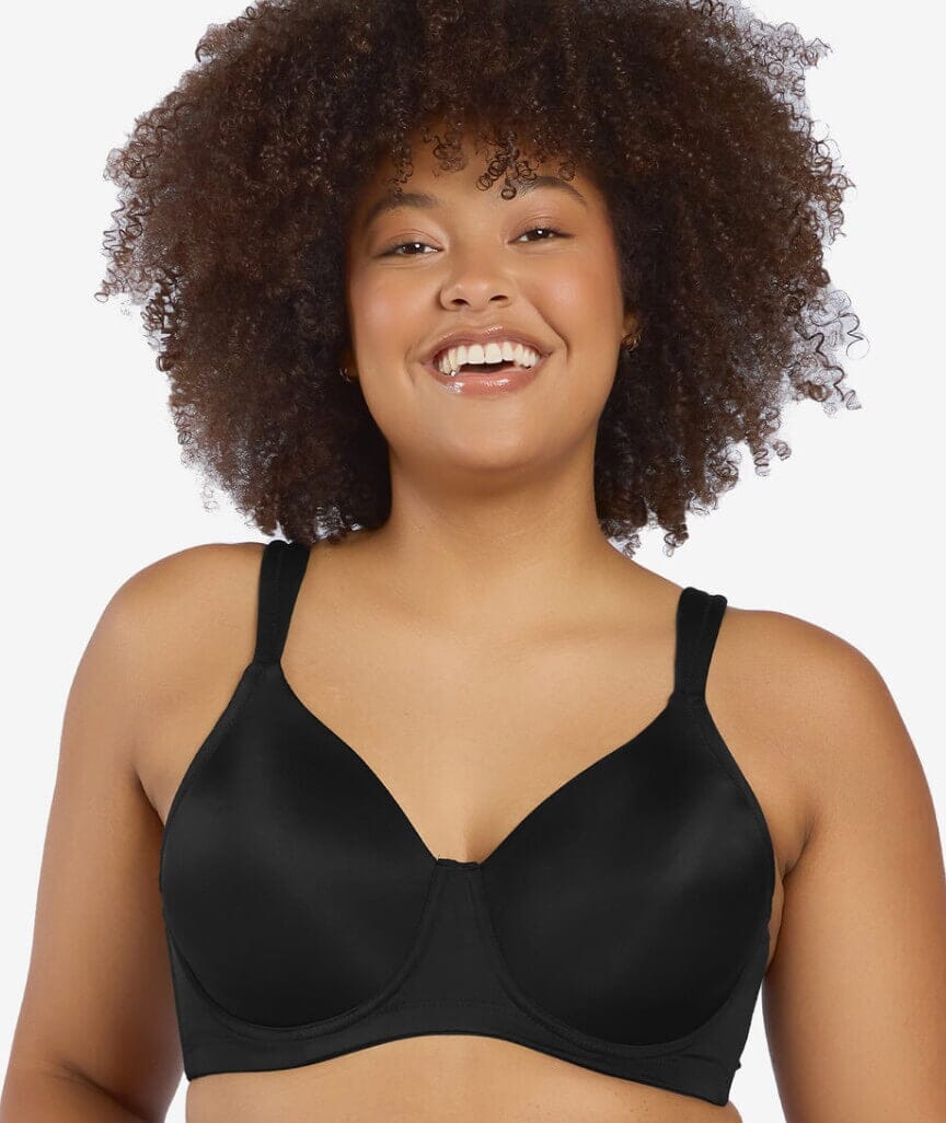 Leading Lady Brigitte Lightly Padded Contour Underwired Bra - Black Bras