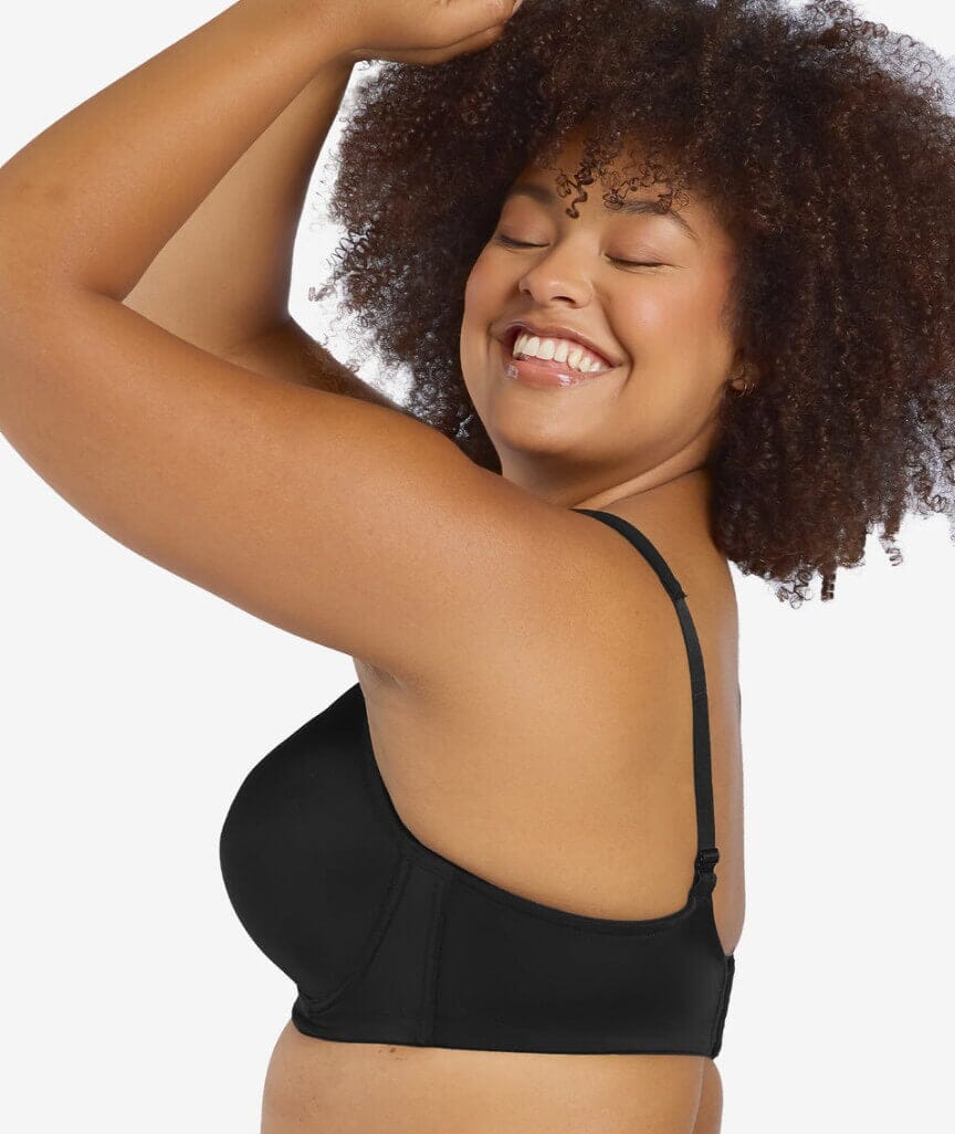 Leading Lady Brigitte Lightly Padded Contour Underwired Bra - Black Bras