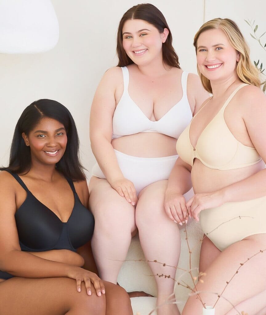 Leading Lady Brigitte Lightly Padded Contour Underwired Bra - White Bras 
