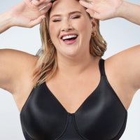 Leading Lady Brigitte Molded Padded Seamless Wire-free Bra - Black