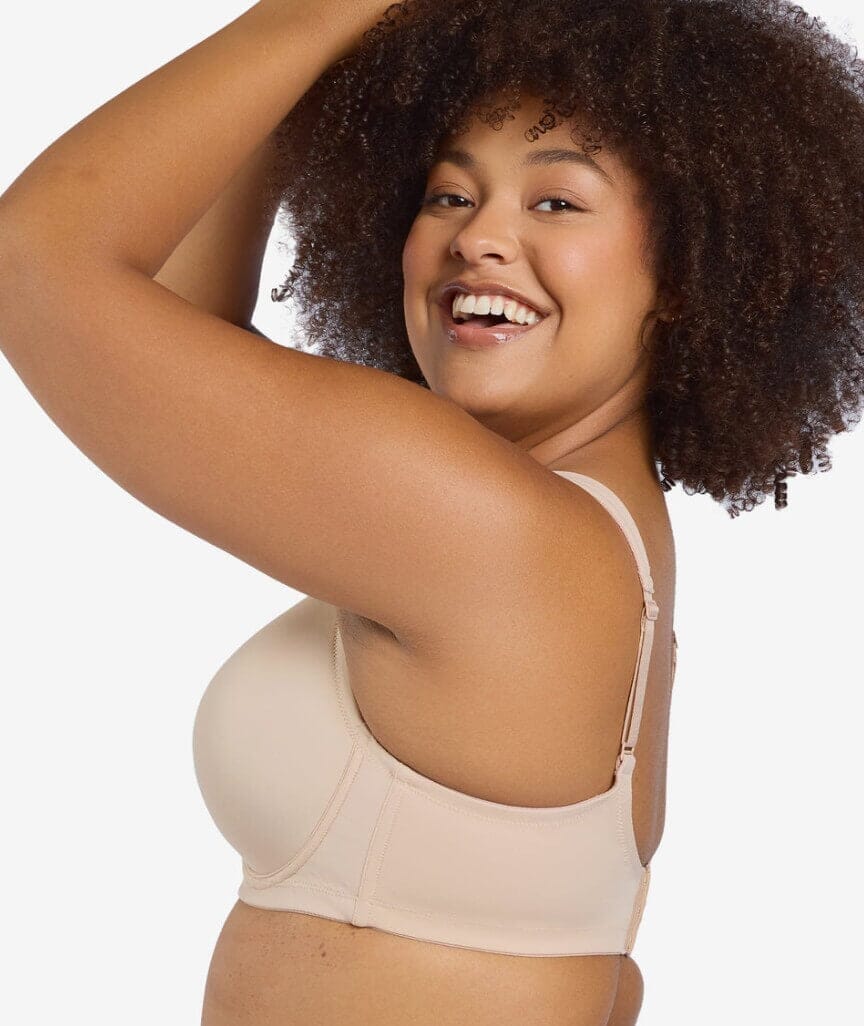 Leading Lady Brigitte Lightly Padded Contour Underwired Bra - Sand Bras