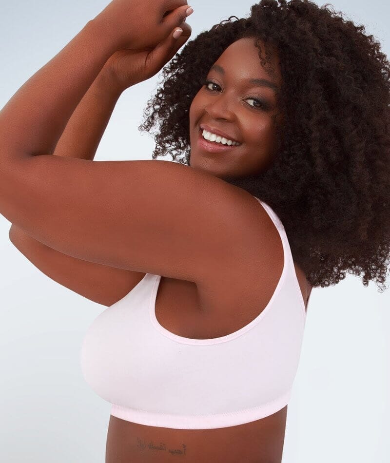 Leading Lady Laurel Wirefree Front Close Comfort Bra - Pink Crush Bras