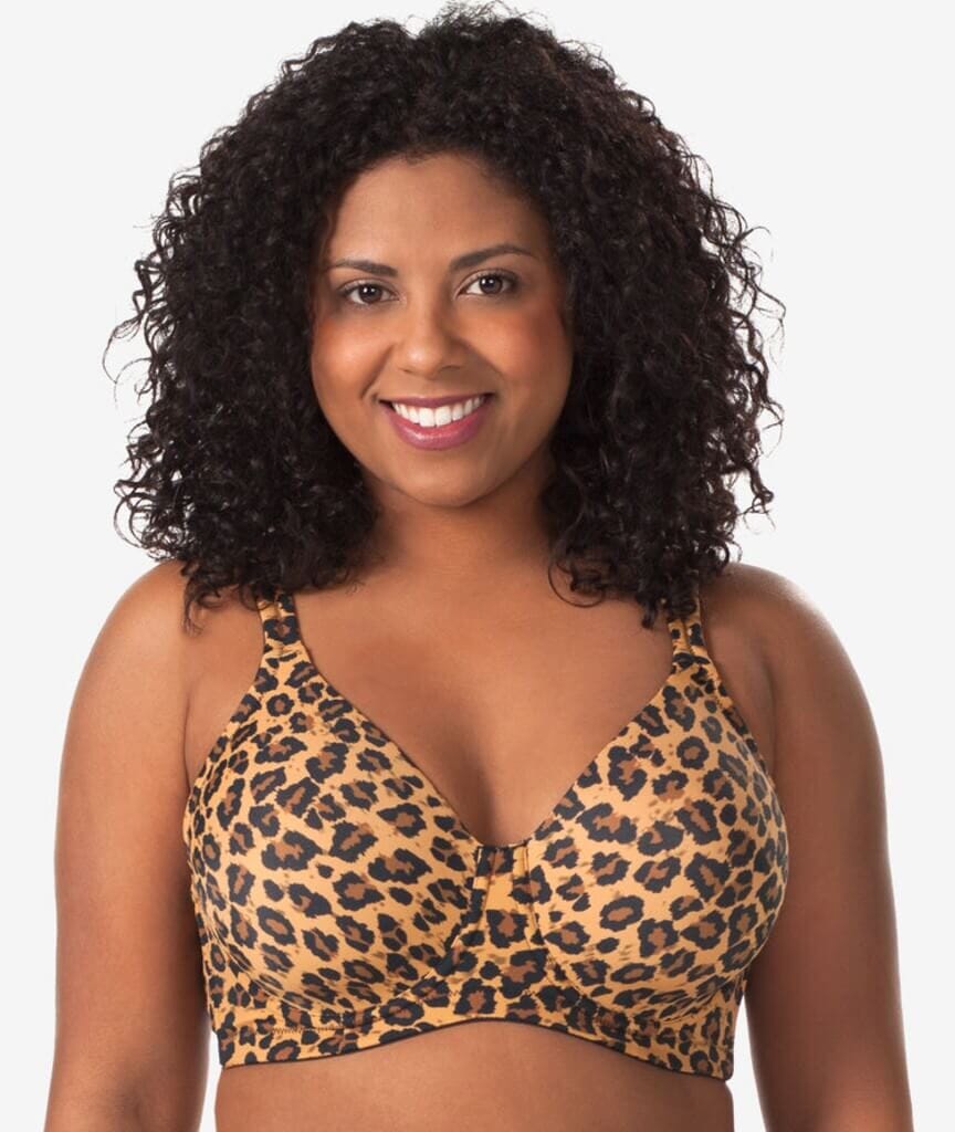 Leading Lady Brigitte Lightly Padded Contour Underwired Bra - Core Leopard Bras 