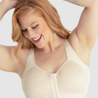 Leading Lady Lillian Back Smoothing Front Close Wire-free Bra - Whisper Nude
