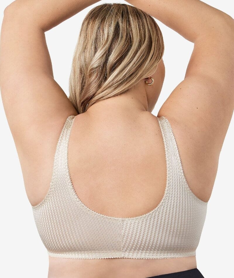 Leading Lady Marlene Wire-free Front Close Comfort Bra - Biege Bras