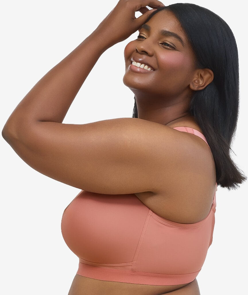 Leading Lady The Aurora Lightly Lined Microfiber Wire-free Bra - Canyon Clay