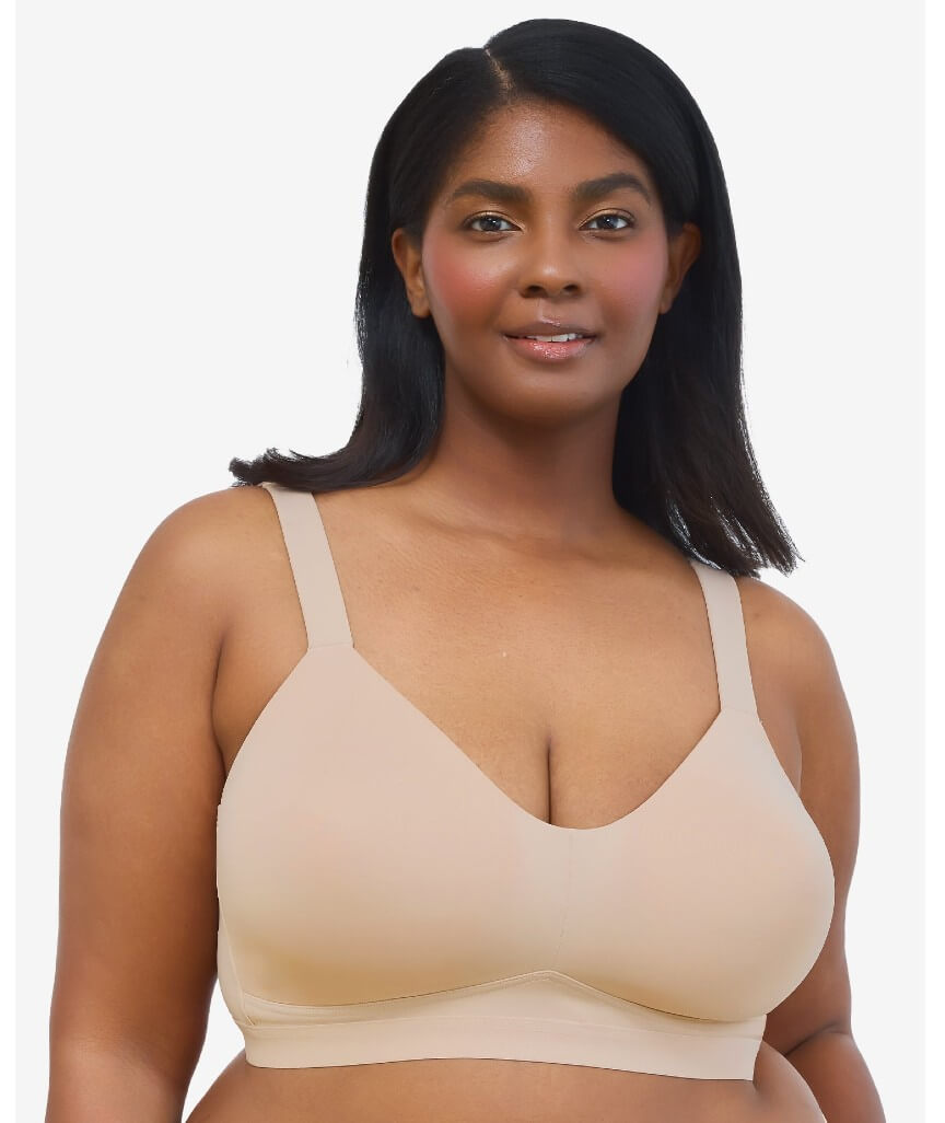 Leading Lady The Aurora Lightly Lined Microfiber Wire-free Bra - Sand