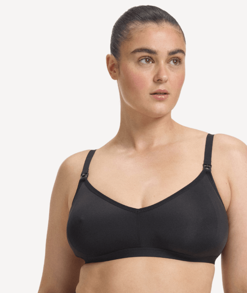 Nala Maternity Comfort Wirefree Bralette - Licorice