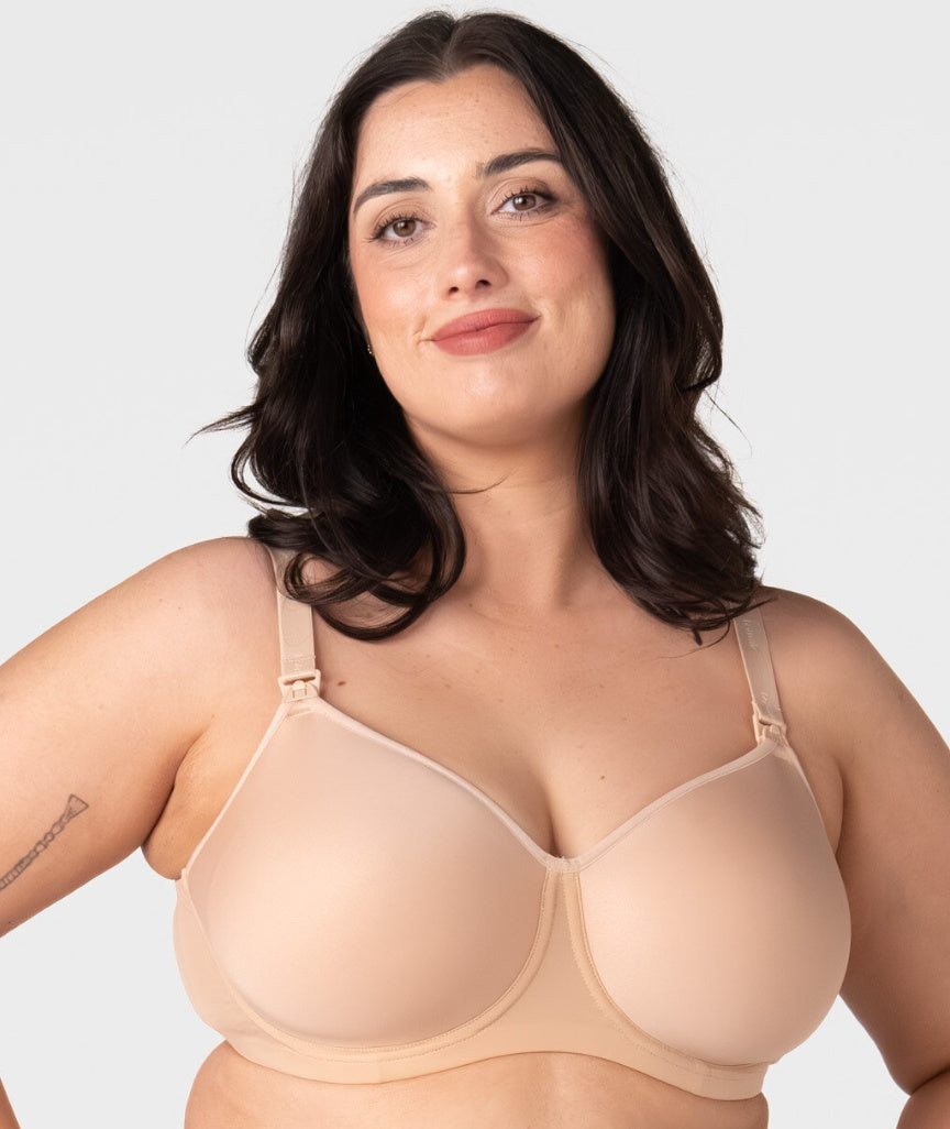 Hotmilk Obsession 2.0 Maternity & Nursing T-Shirt Bra - Frappe
