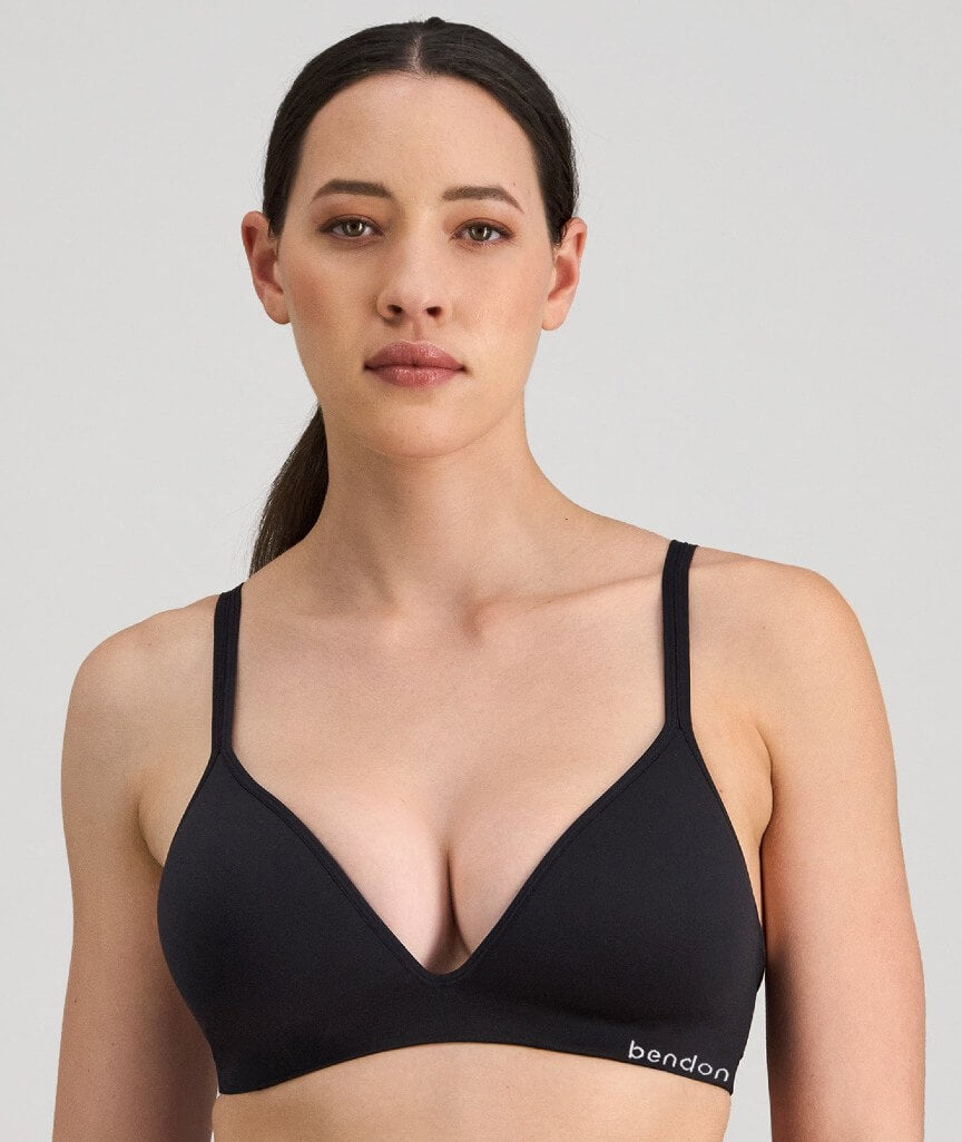 Bendon Simply Seamless Contour Soft Cup Wire-free Bra - Black