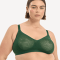 Nala Mesh Comfort Wirefree Bralette - Poison Ivy