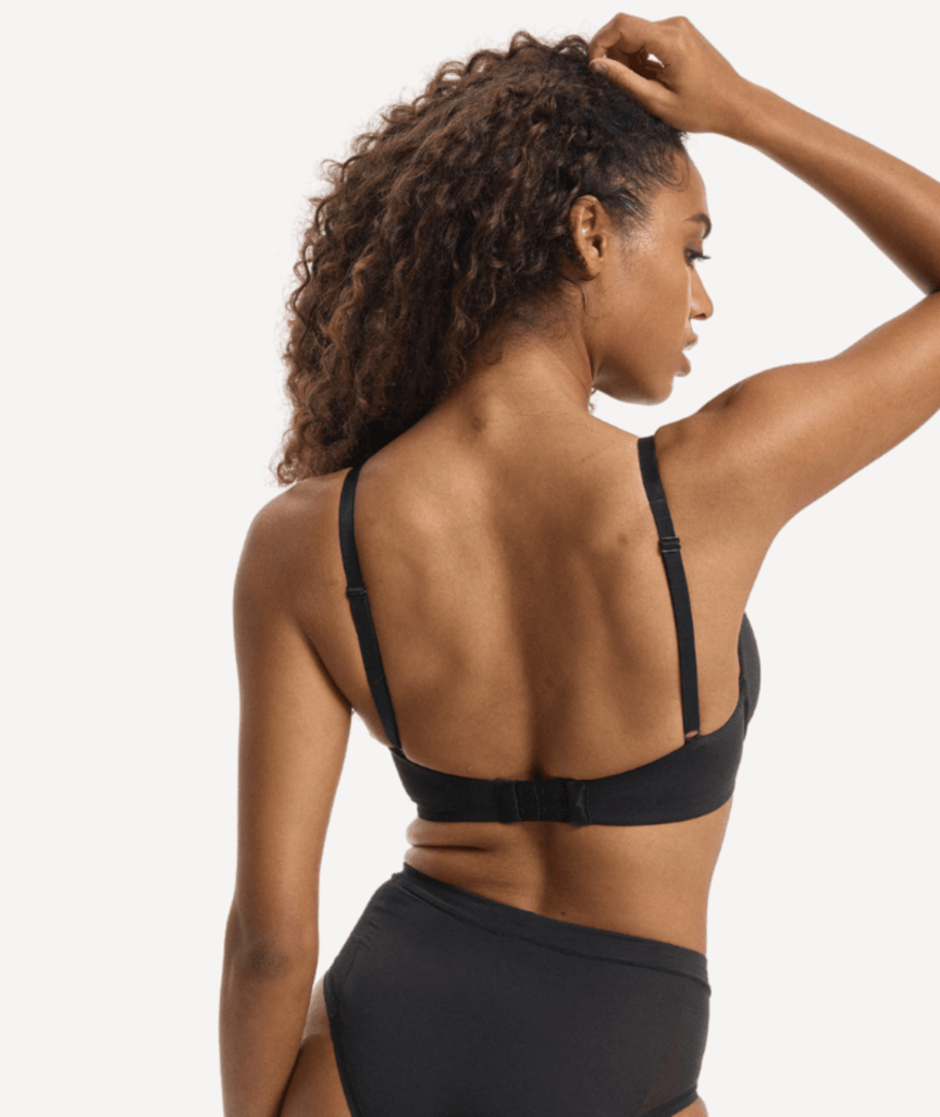 Nala Padded Flexiwire Bra - Licorice